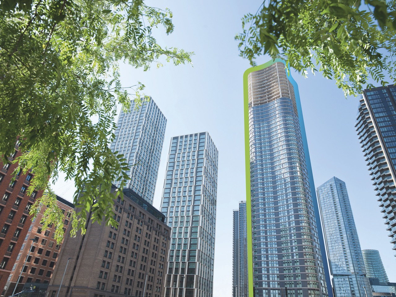 Eine Diskussionsrunde zur nachhaltigen Bauumgebung SC101-7_DE